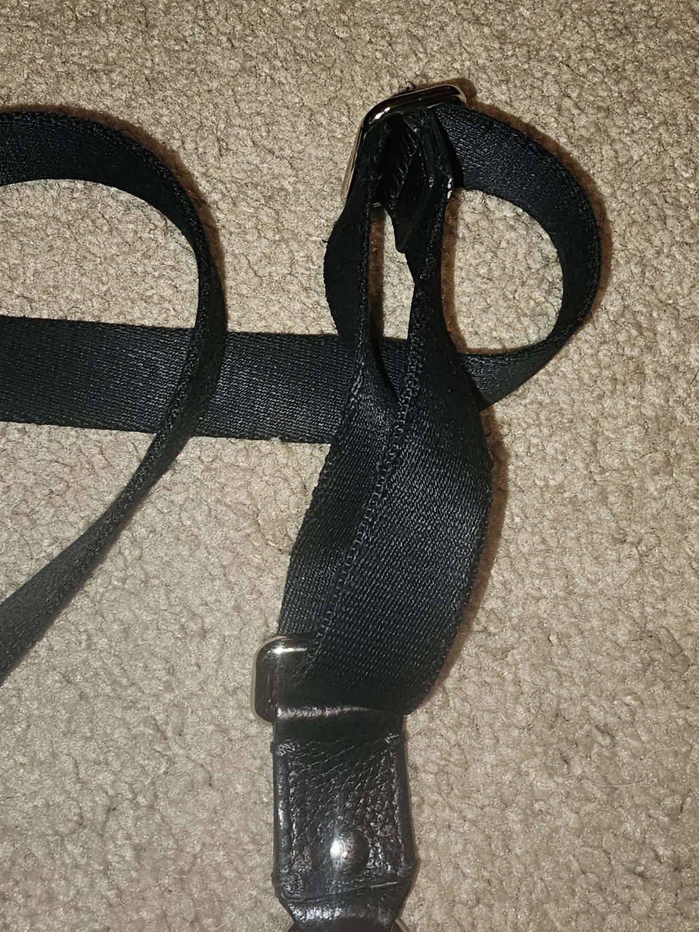 COACH Black Leather Crossbody Bag